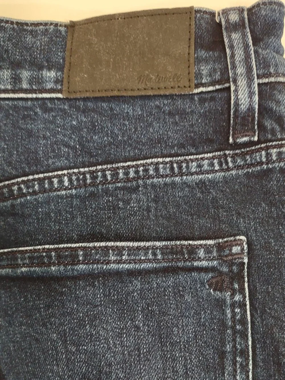 NWT Madewell The Perfect Vintage Jean Wide-Leg Medium-Dark Wash Size 31 - Picture 10 of 10